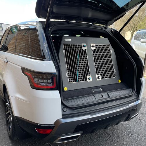 Metal Dog Kennel Manufacturer Range Rover Sport Hybrid | 2017-Present | Dog Travel Crate | The DT 4
