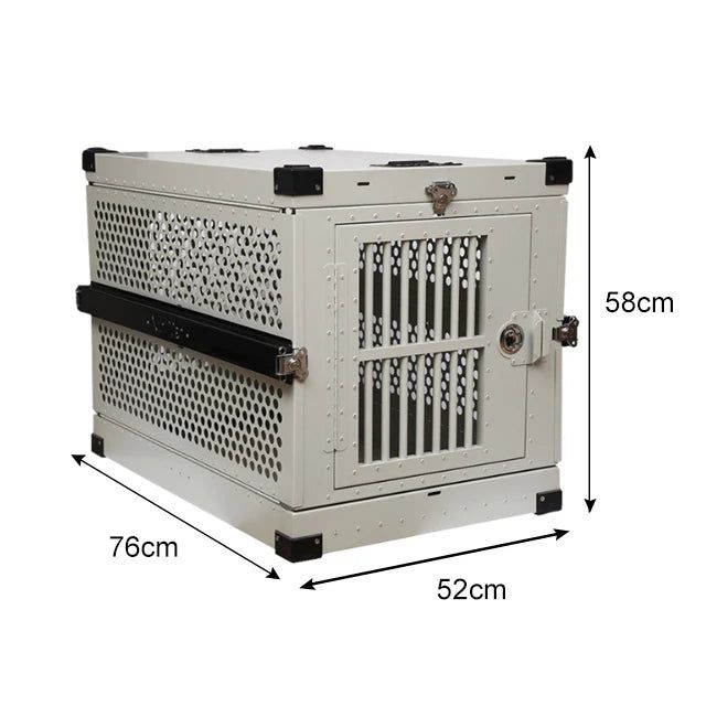 3 different sizes collapsible aviation aluminum alloy pet cage dog crate popular in USA cat dog transport carrier