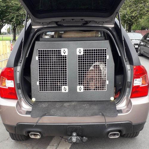 Low MOQ and Customized Dog Portable Metal Cage Kennels Manufacturer Kia Sportage (2004 - 2010) Dog Travel Crate - DT 7