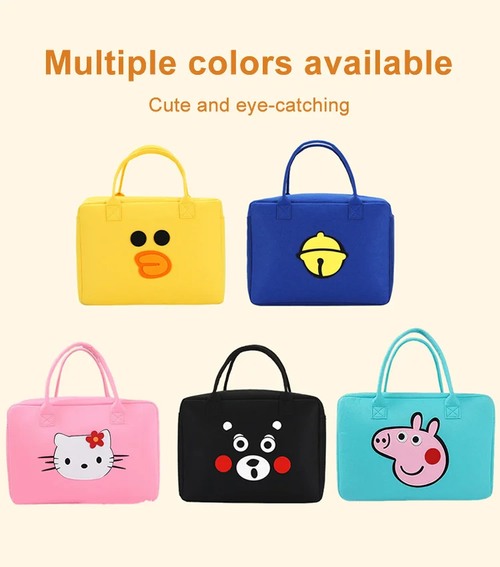 🎉🎉（Buy 1 Get 1 Free）Cute felt large capacity travel bag🐨