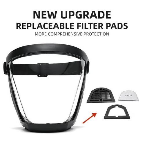 🔥🔥Full Face Protection Large Transparent Face Shield