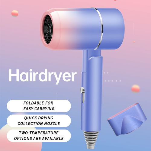 Folding hair dryer