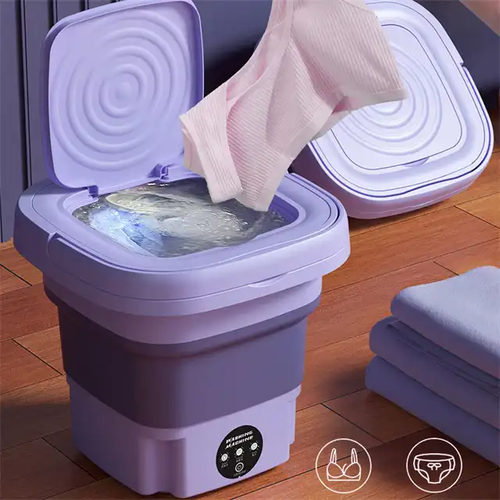 Mini máquina de lavar roupa dobrável JEWIN 8L com secador centrífugo para meias e roupa interior
