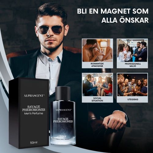 AlphaScent™ Confidence & Charisma Parfym | Släpp lös oemotståndlig kraft och karisma – Var ostoppbar!