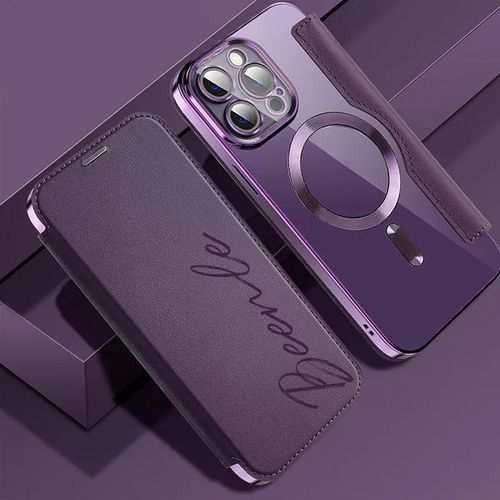 Customized Leather Flip Phone Case