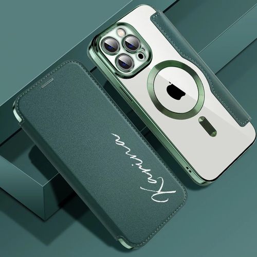 Customized Leather Flip Phone Case