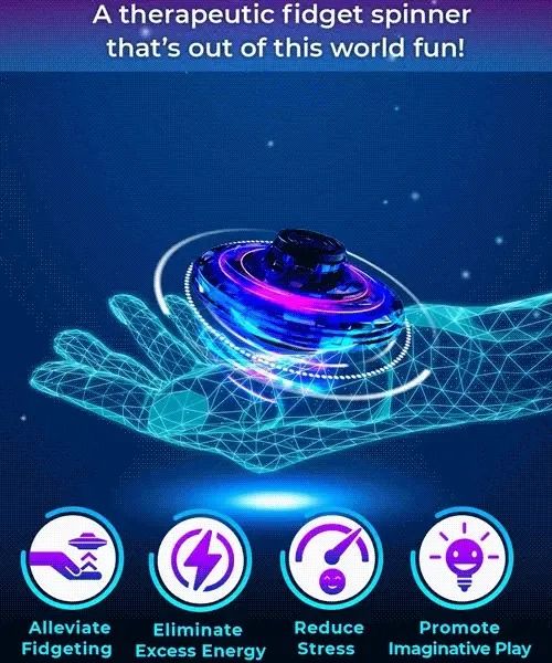 Mini Flying Orb Hover Boomerang Fidget Spinner