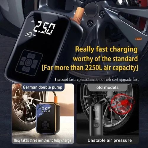 Fast Filling Mini Wireless Portable Digital Display Tire Inflator for Cars Motorcycle Bicycle Boat Tyre Balls Multifunction Tire Inflator