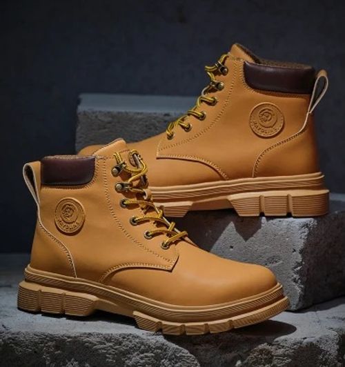 Leather Safety Shoes Work Shoes Steel Toe Men Puncture-protective Work Boots Anti-smash Protect Boots Indestructible Safety Lightweight