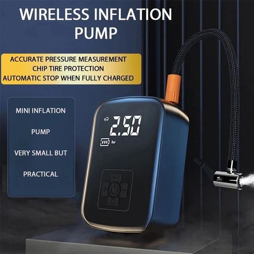 Fast Filling Mini Wireless Portable Digital Display Tire Inflator for Cars Motorcycle Bicycle Boat Tyre Balls Multifunction Tire Inflator