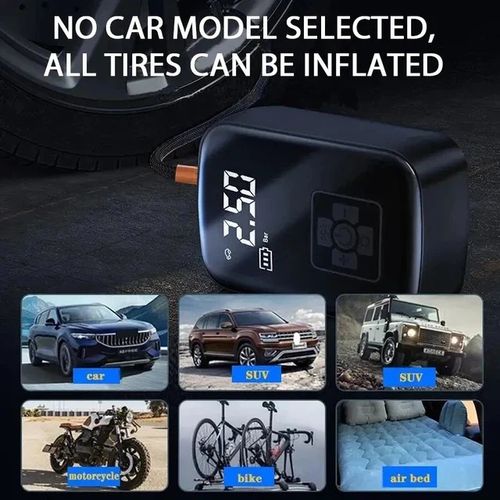 Fast Filling Mini Wireless Portable Digital Display Tire Inflator for Cars Motorcycle Bicycle Boat Tyre Balls Multifunction Tire Inflator