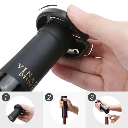4 in 1 Electric Automatic Wine Opener Set Automatic Corkscrew Wine Openers for Beer Battery Bottle Opener Foil Cutter Kitchen Bar Can Opener