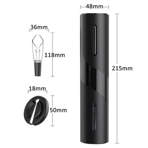 4 in 1 Electric Automatic Wine Opener Set Automatic Corkscrew Wine Openers for Beer Battery Bottle Opener Foil Cutter Kitchen Bar Can Opener