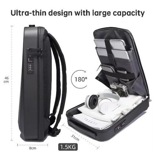 High-end Business Anti-Theft TSA Lock Computer Backpack 15.6 Inch Laptop Bagpack Men Elegant Waterproof Men's Usb Bag