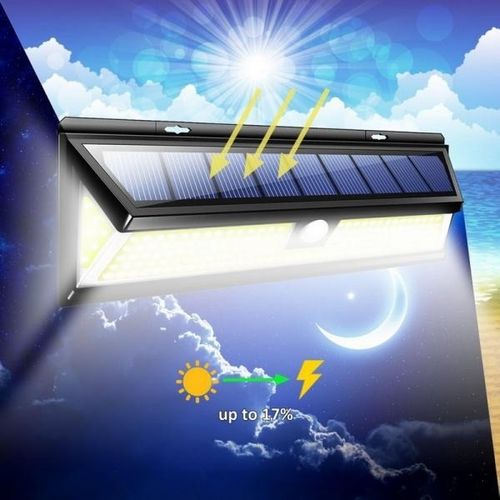 180 LED 4400mAh 1000LM COB Light Source Waterproof Solar Light Power Motion Sensor Garden Outdoor Wall Light