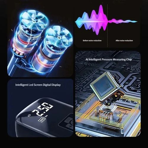 Fast Filling Mini Wireless Portable Digital Display Tire Inflator for Cars Motorcycle Bicycle Boat Tyre Balls Multifunction Tire Inflator