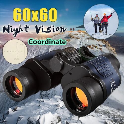HD Zoom 60X60 Night Vision Binoculars With Coordinate 10000M High Power For Outdoor Hunting Optical Lll Night Vision Binocular Fixed Zoom
