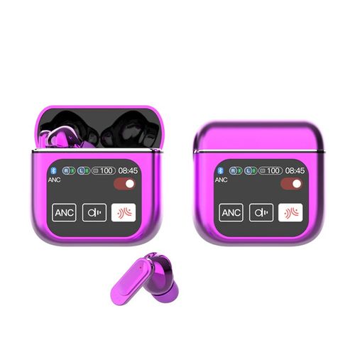 World-First Full Color Touch Screen TWS New Smart Touch Screen Display Noise-canceling Bluetooth Headphones