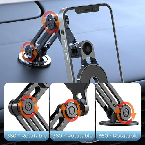 Titanium Car Phone Holder Magnetic Foldable Robotic Arm Telescopic Car Home Navigation Holder