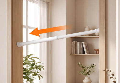 ⭐No-Drill Magnetic Accordion Door Curtain