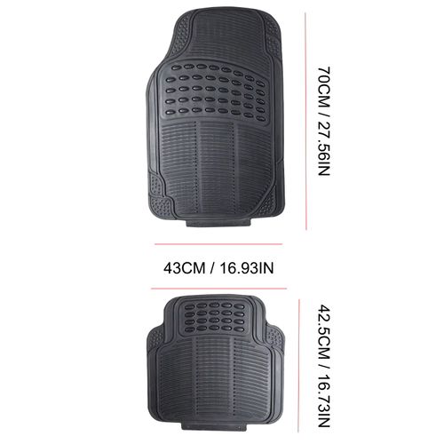 4 PCS PVC Universal Style Car Floor Mat