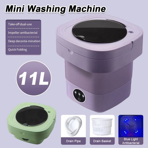 Portable Folding Mini Washing Machine with Sterilization and Drying 3 Washing Modes