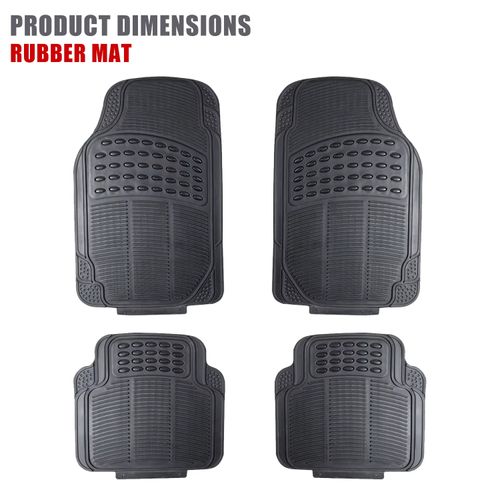 4 PCS PVC Universal Style Car Floor Mat