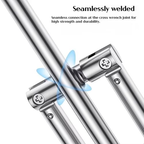 17 19 21 23mm Folding Cross Wrench Hex Socket Foldable Foldable Socket Wrench Rust Resistant Adjustable Tire Repair Tool