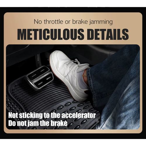 4 PCS PVC Universal Style Car Floor Mat