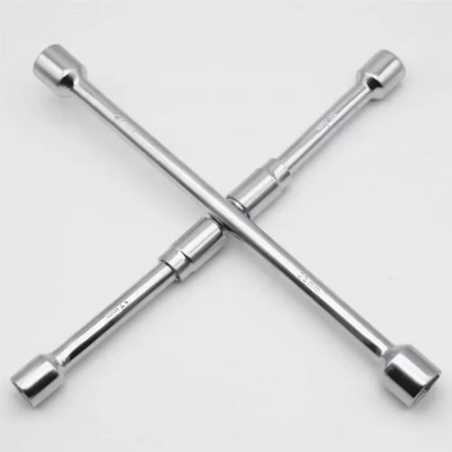 17 19 21 23mm Folding Cross Wrench Hex Socket Foldable Foldable Socket Wrench Rust Resistant Adjustable Tire Repair Tool
