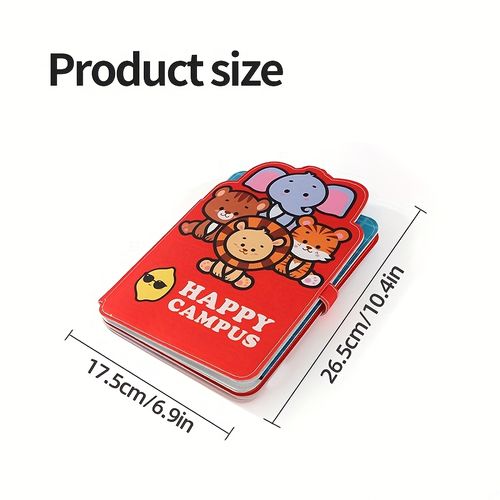 Specially Designed for Baby's Enlightenment Sticker Book, Can Be Used Repeatedly, Cultivate Hand-eye Coordination and Concentration, Comprehensive Development of Cognitive Ability