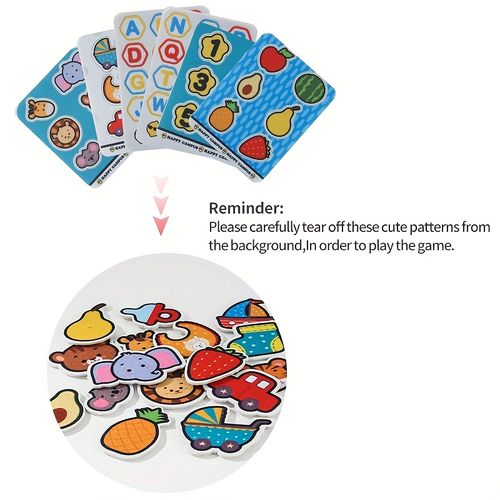 Specially Designed for Baby's Enlightenment Sticker Book, Can Be Used Repeatedly, Cultivate Hand-eye Coordination and Concentration, Comprehensive Development of Cognitive Ability