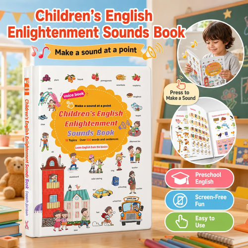 Children's English Enlightenment Finger Touch Sound Book