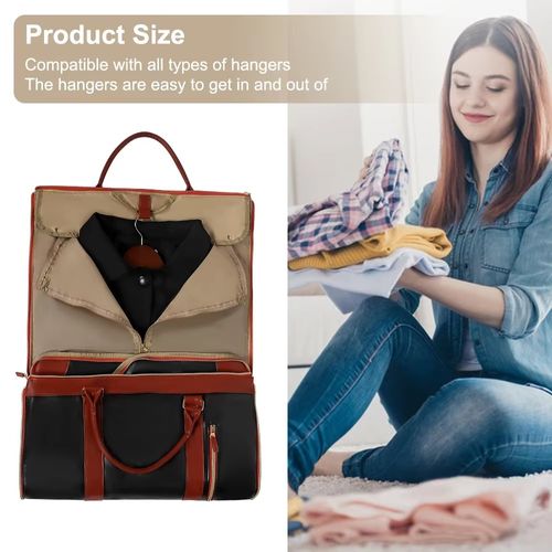 PU Travel Storage Bag, Folding Travel Bag, Large-capacity Hand-held Travel Bag, Multi-functional Waterproof Travel Organizer