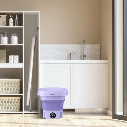 Portable Folding Mini Washing Machine with Sterilization and Drying 3 Washing Modes