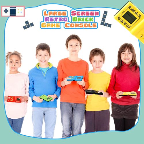 3.5 Game Console For Tetris Console Retro Handheld Game Players Mini Children's Nostalgic Pocket Games Machine Kids Puzzle Toys（Buy 1 Get 2 AA Batteries FREE⚡）