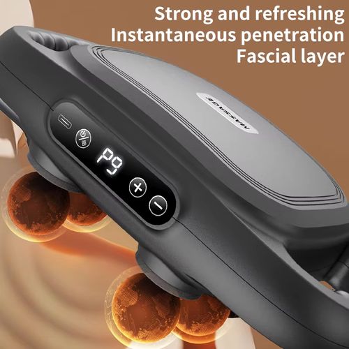 9-Speed Electric Muscle Massager,6 Heads 2000mAh Massage Gun,Rechargeable Handheld For Relaxing Deep Tissue Muscles In The Body