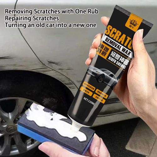 Car paint scratch remover and repair wax 120ml Remove Surfaces Scratches Repair Wax with Sponge Deep Scratch Repair Agent