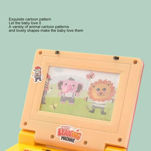 Plastic Toddler Educational Laptop LED Display Battery Mini Simulation Notebook Music Function Multi-function