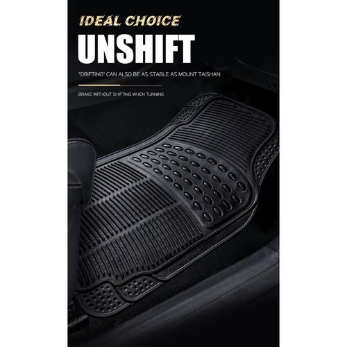 4 PCS PVC Universal Style Car Floor Mat