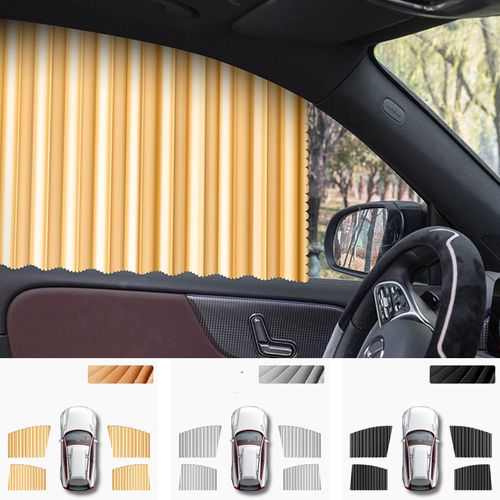 2PCS Magnetic Car Sunshade Window Curtain Auto Window Sun Shade Privacy Sun UV Protection Window Shield Car Interior Accessories