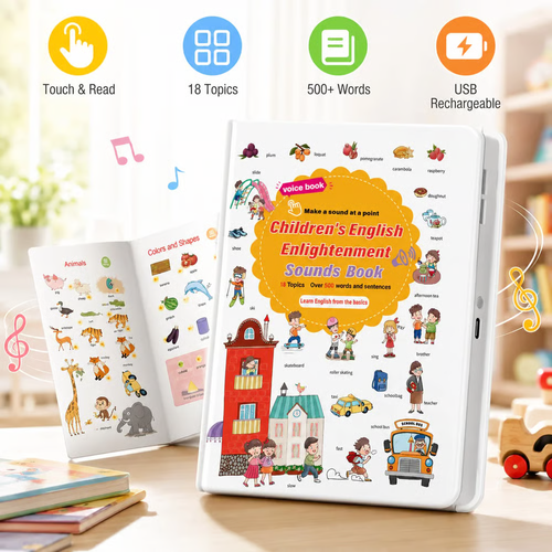 Children's English Enlightenment Finger Touch Sound Book