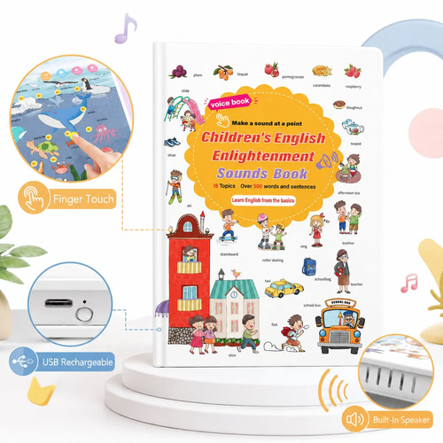 Children's English Enlightenment Finger Touch Sound Book