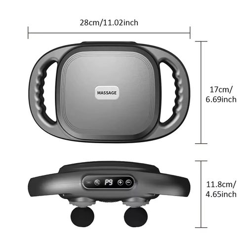 9-Speed Electric Muscle Massager,6 Heads 2000mAh Massage Gun,Rechargeable Handheld For Relaxing Deep Tissue Muscles In The Body