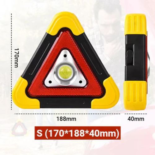 🔥2025 New Arrival🔥3-IN-1 Solar Emergency Triangle Warning Light at the Roadside