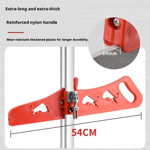 Aluminum Alloy Gypsum Board Cutter, Push‑Type, Foldable, Manual Dust‑Free, Gypsum Board Cutting Tool, DIY Woodworking Tool