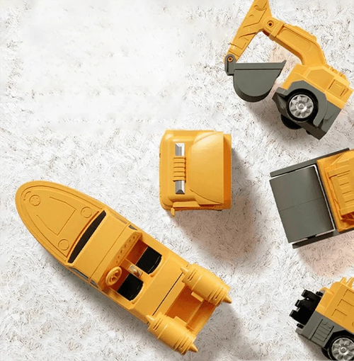Magnetic Transform Engineering Car Assembled Toys