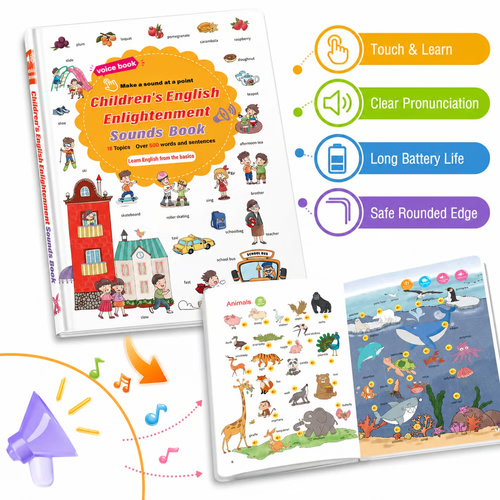 Children's English Enlightenment Finger Touch Sound Book