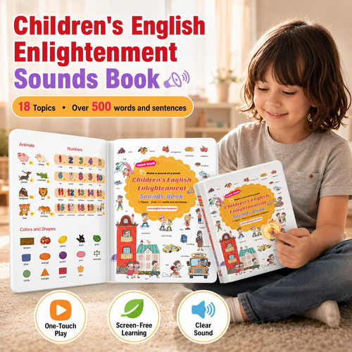 Children's English Enlightenment Finger Touch Sound Book