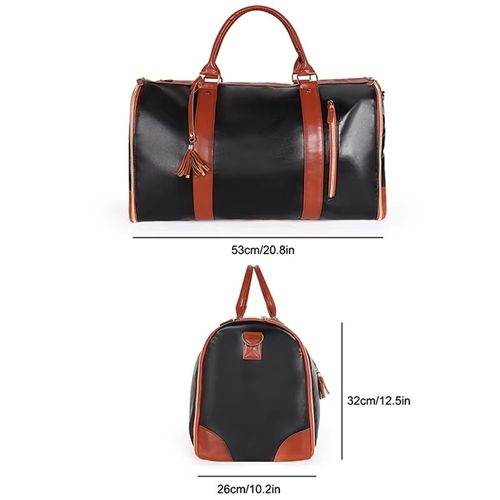 PU Travel Storage Bag, Folding Travel Bag, Large-capacity Hand-held Travel Bag, Multi-functional Waterproof Travel Organizer